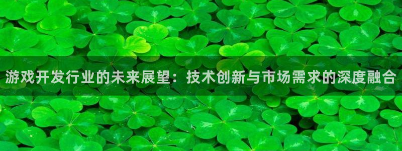 亿万28子出版社董事长：游戏开发行业的未来展望：技术创新与市场需求的深度融合